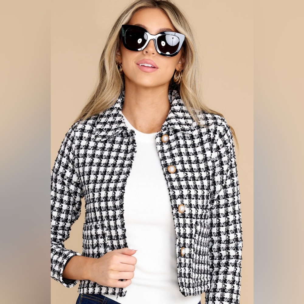 NWT Meet Me on Melrose Tweed Blazer